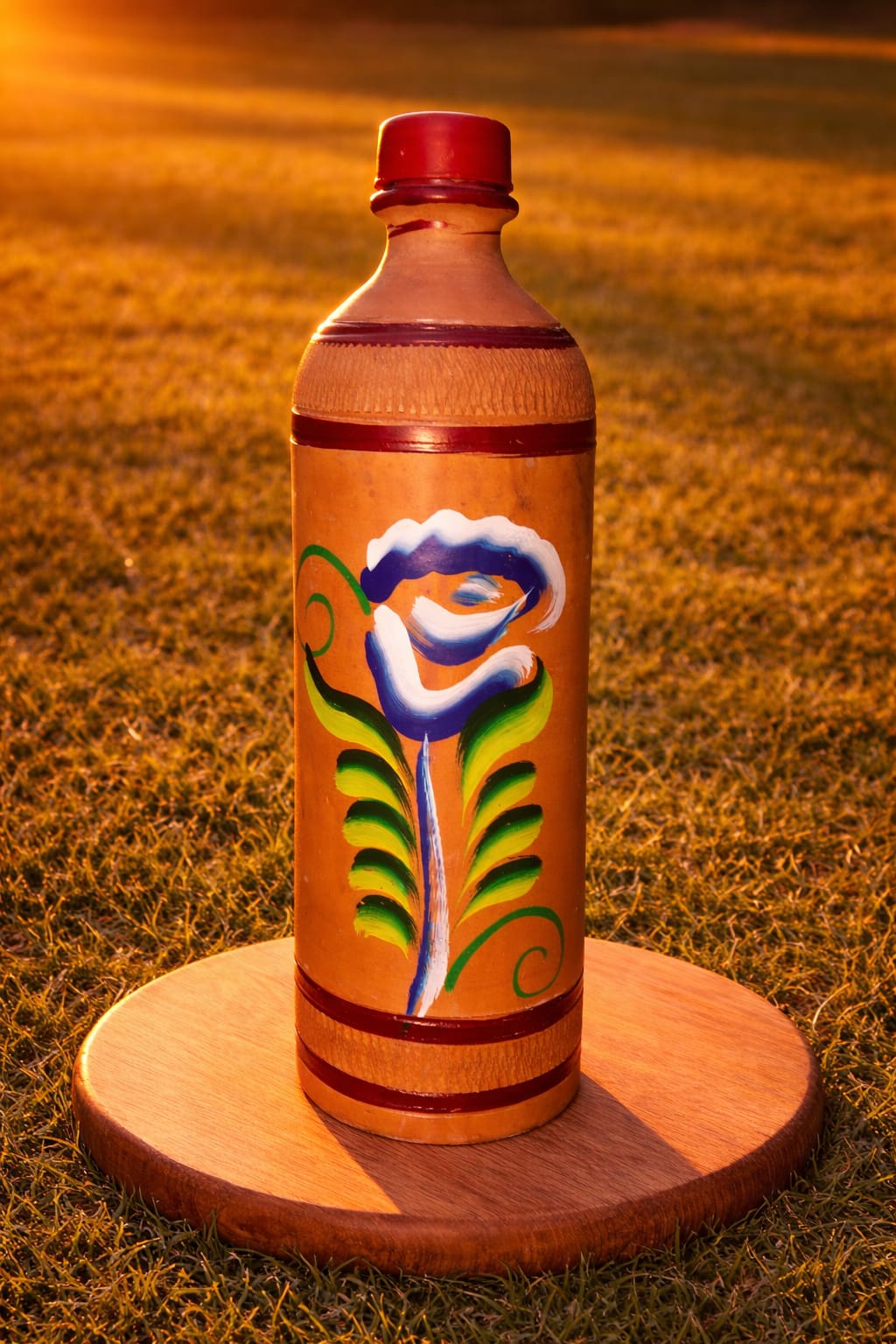 clay water bottle 1 liter || clay water bottle 1 liter ||